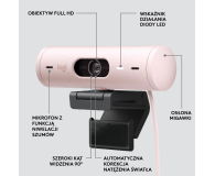 LOGITECH Brio 500 Rose - 1080204 - zdjęcie 12